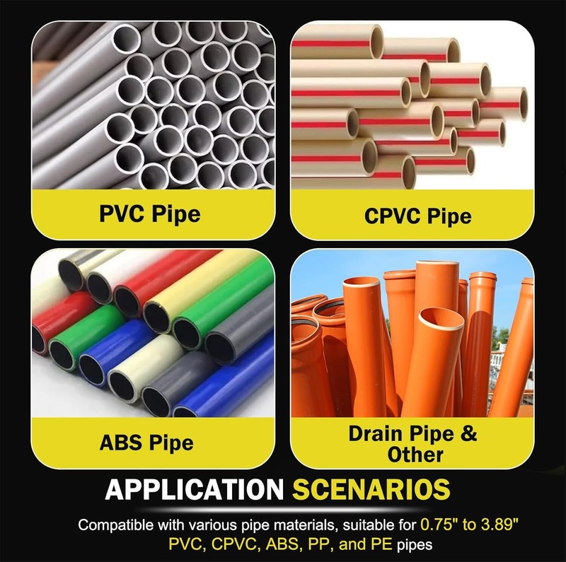 2 in 1 Inner-Outer PVC Pipe Deburring Reamer Plumbing Tool for PVC CPVC ABS PP gallery