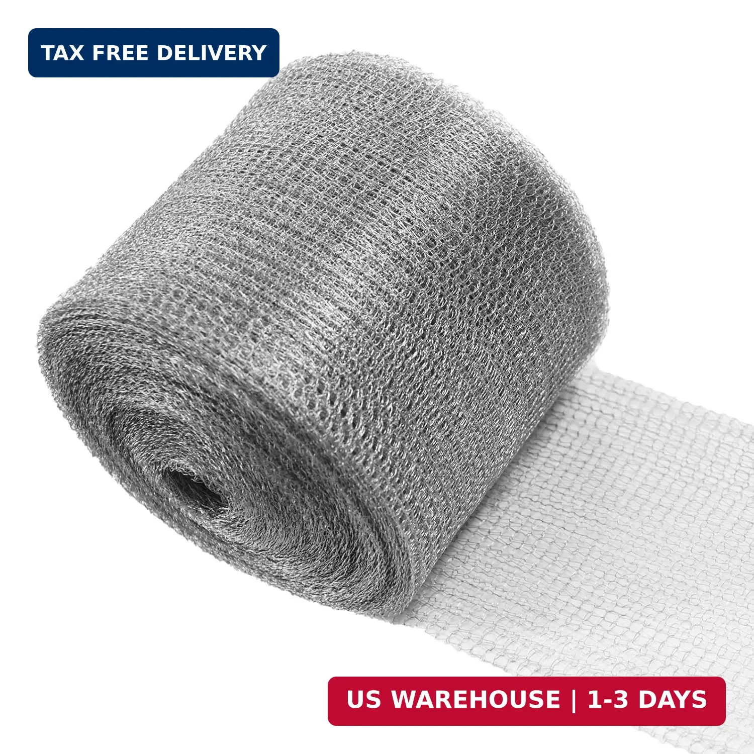 Wire Mesh for Mice Control 5 in*53 Ft,Hole Fill Fabric, Weep Holes Covers, Upgra gallery
