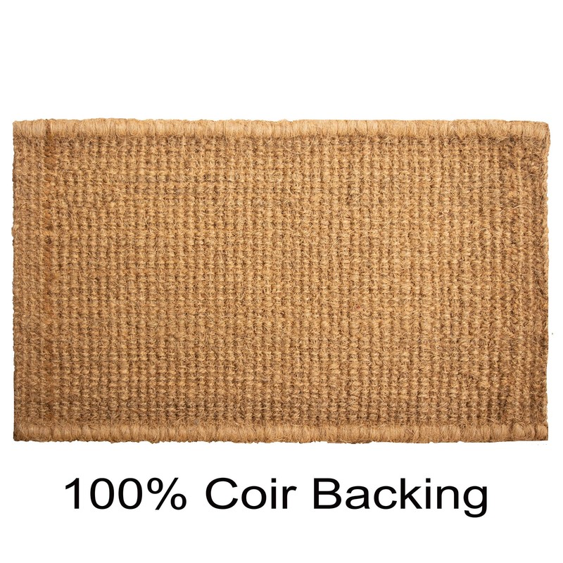 180061830C Esquire Monogram Doormat, Extra-Thick 18" x 30" x 1.50", Natural/B... gallery