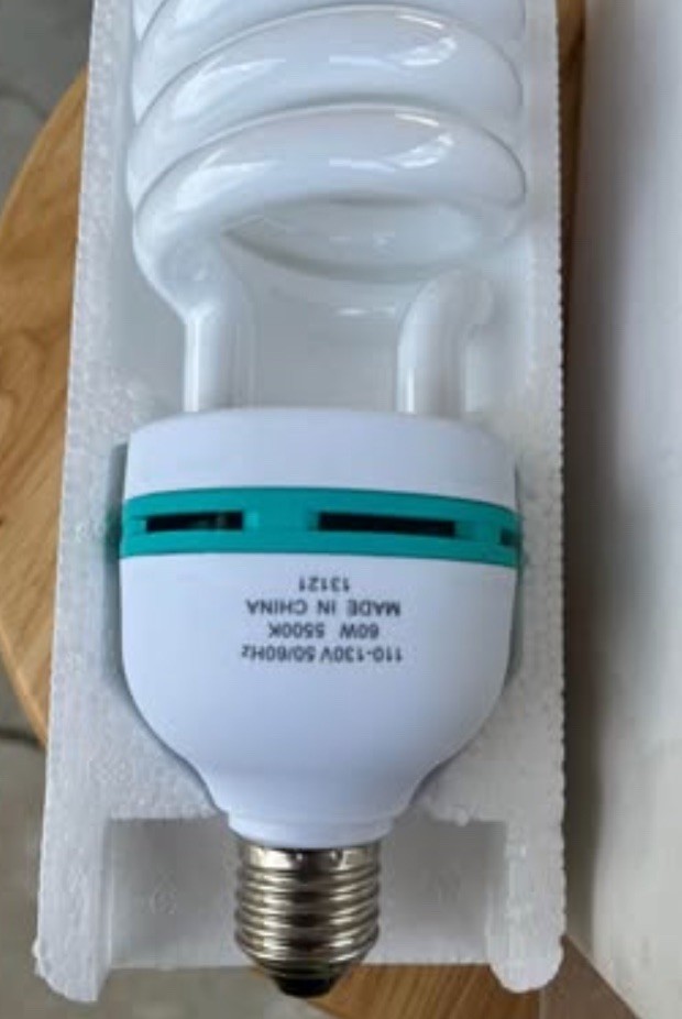 60W Spiral CFL Light Bulb 5000K Compact Fluorescent Lamp Screw Base 110-130V gallery