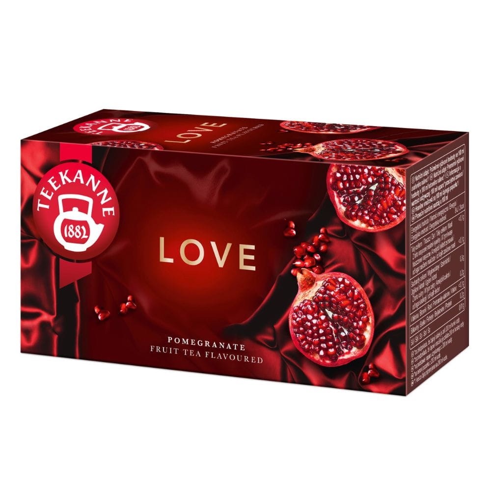 Teekanne Fruit Tea LOVE Pomegranate & Peach 1 box/ 20 tea bags- FREE SHIPPING gallery