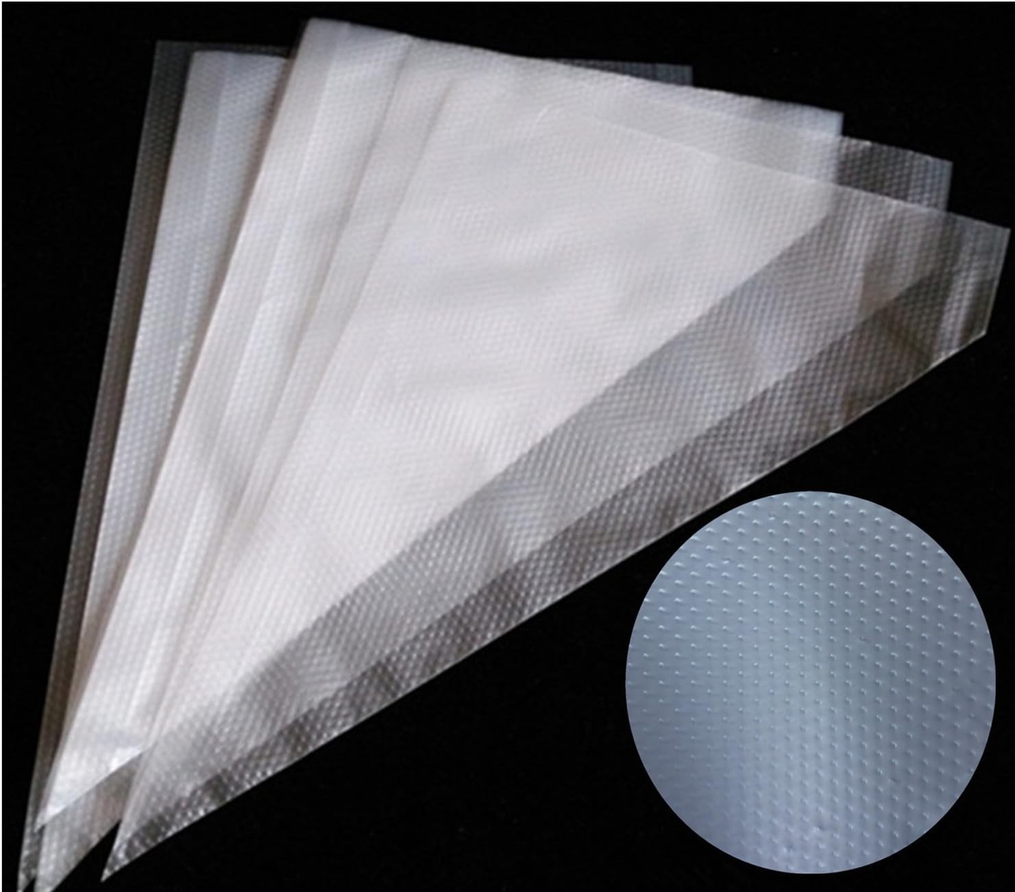 Thickened 100pcs/set Disposable Pastry Bag Icing Piping 12 Inch, Transparent gallery