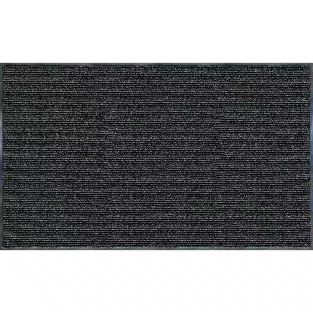 Enviroback Charcoal 60 In. X 36 In. Recycled Rubber/Thermoplastic Rib Door Mat gallery