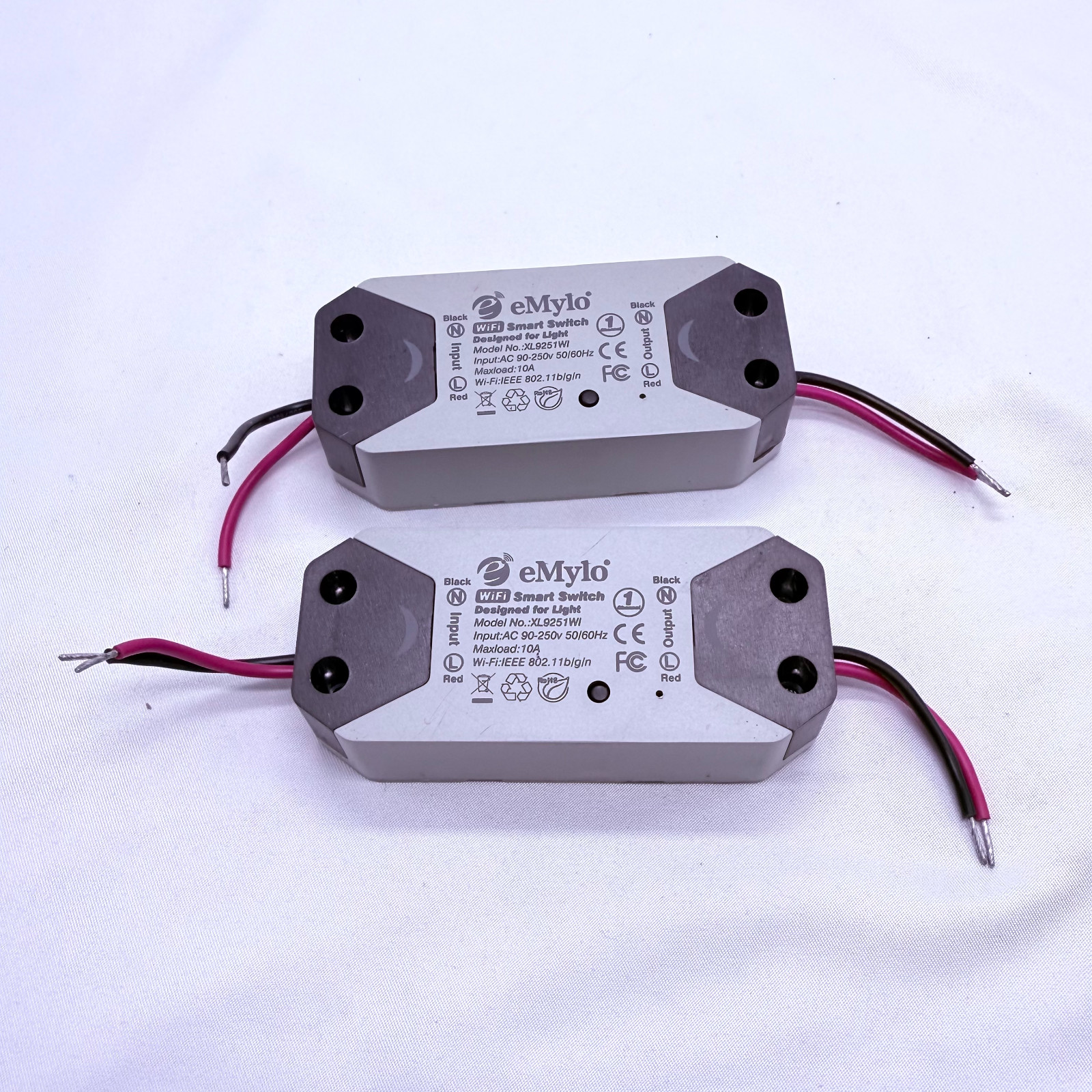 eMylo WiFi Smart Switch Module Light Wireless Alexa Google APP Remote Control 2p gallery