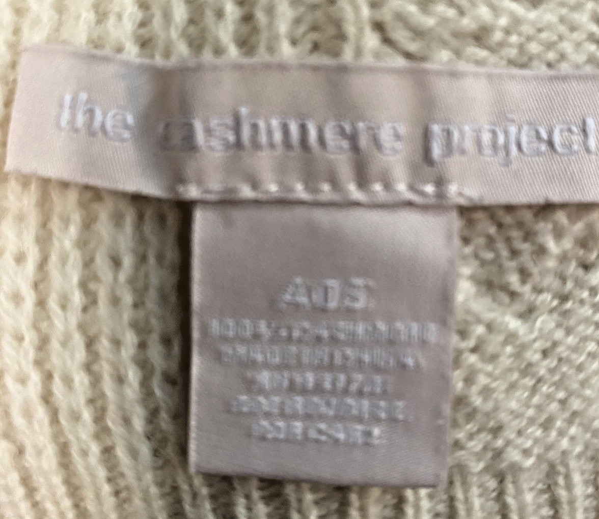The Cashmere Project Creme Throw Blanket 100% Cashmere gallery
