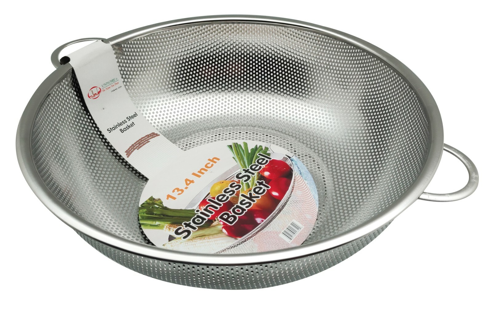 Rice Colander Stainless Steel Vegetables Fruit Basin 8/11/13.4 Inches gallery