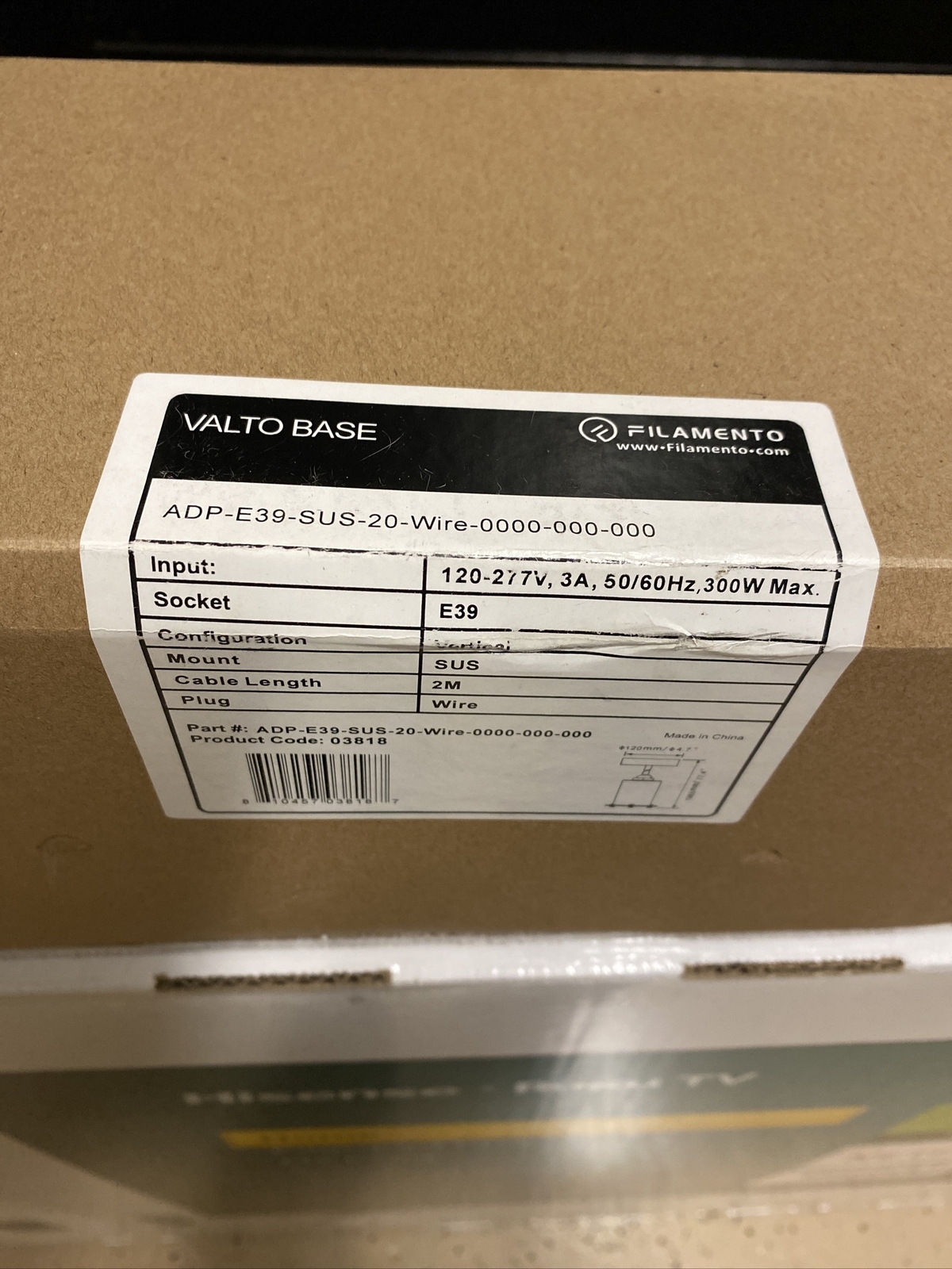 Filamento Valto Base ADP-E39-SUS-20-Wire-0000-000-000 gallery