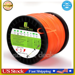 String Trimmer Line Square Orange Heavy Duty Weed Eater String Premium Nylon U