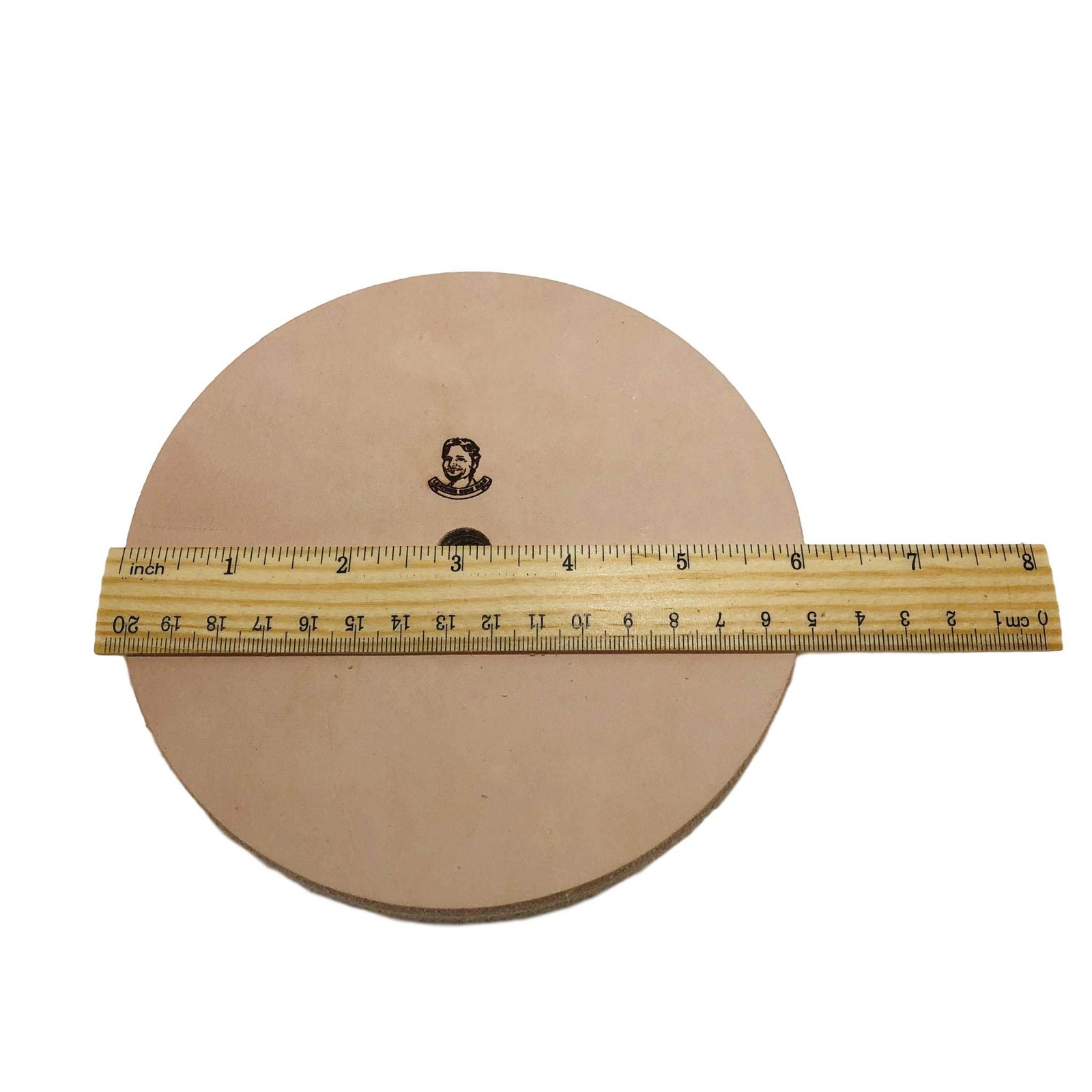 6" (3/4" Width) Leather Honing/Stropping Wheel - Fits 1/2" Arbor - Buffing Co... gallery