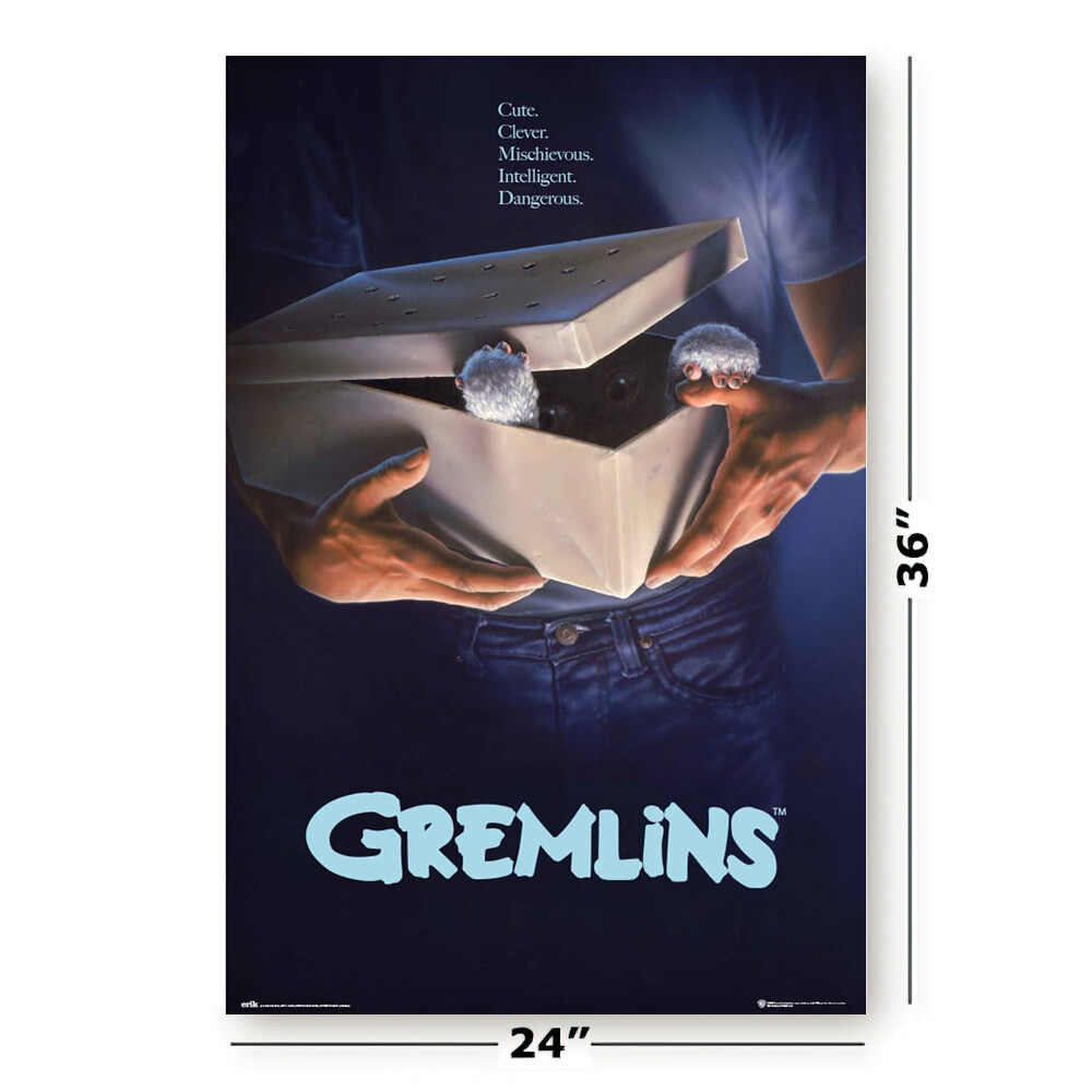 Gremlins - Movie Poster / Print (Regular Style) (Size: 24" X 36") gallery