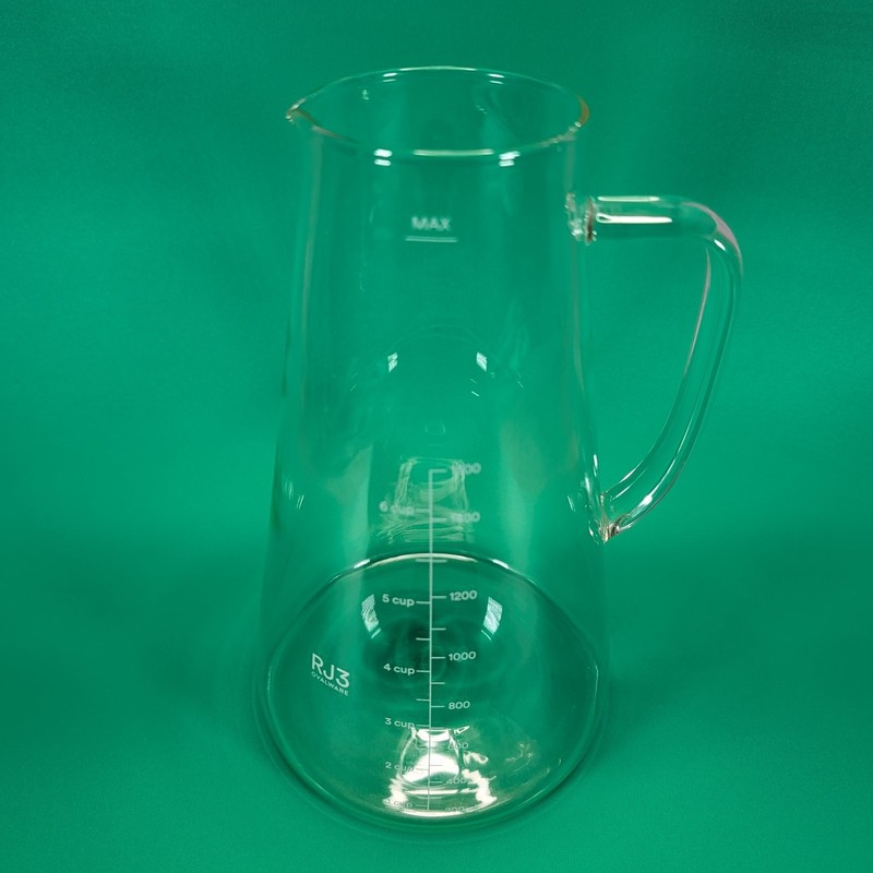 RJ3 Ovalware Cold Brew Coffee Maker Pitcher Glass Carafe with Stainless Steel gallery