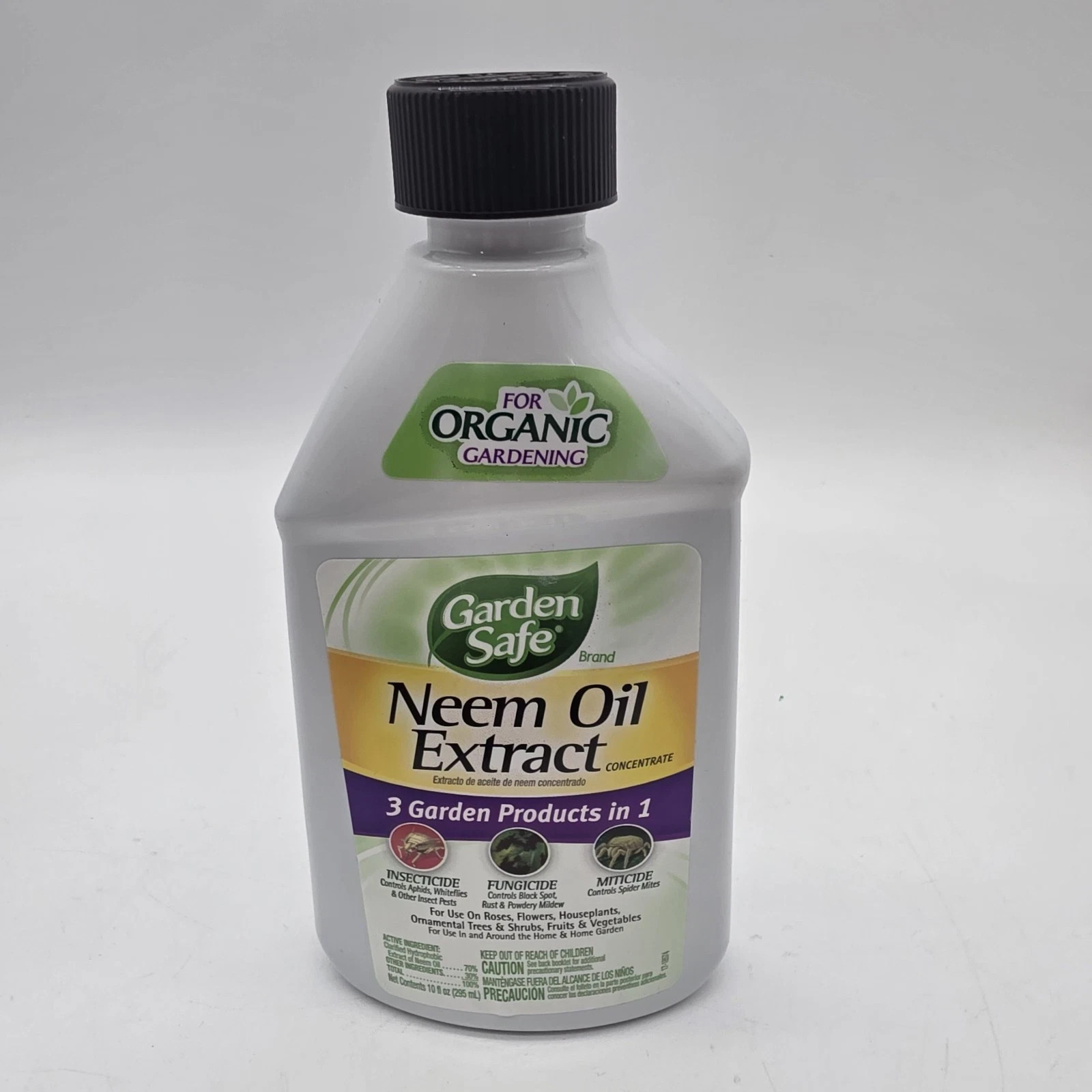 Garden Safe Neem Oil Extract Concentrate for Organic Gardening, 10 Fluid Ounces gallery