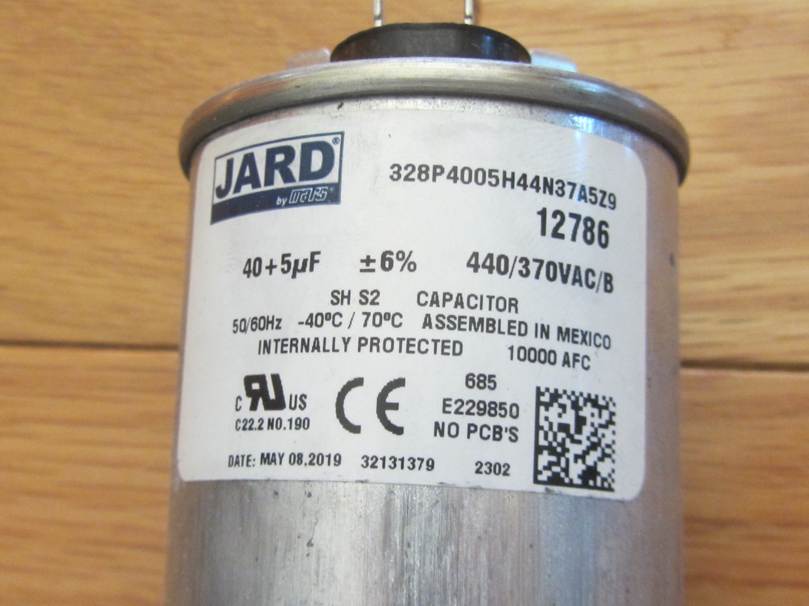 40+5 uf MFD 440 370 VAC Dual Run Capacitor for MARS JARD 12786! NEW IN BOX-COOL! gallery