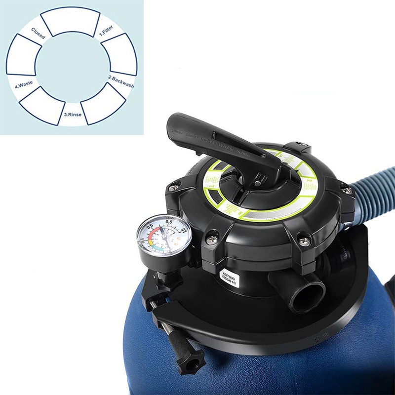 Bundle Set 10" Sand Filter with 1/3 HP Pool Pump Above Ground Swimming 2640GPH gallery