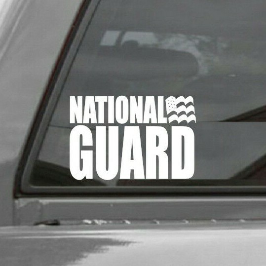 ARMY NATIONAL GUARD Vinyl Window Decal gallery