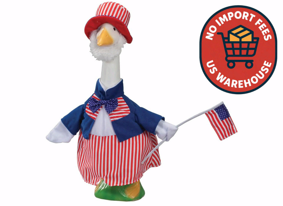Fox Valley Traders Set of 3 Gaggleville Uncle Sam Outfits for 23" Goose gallery