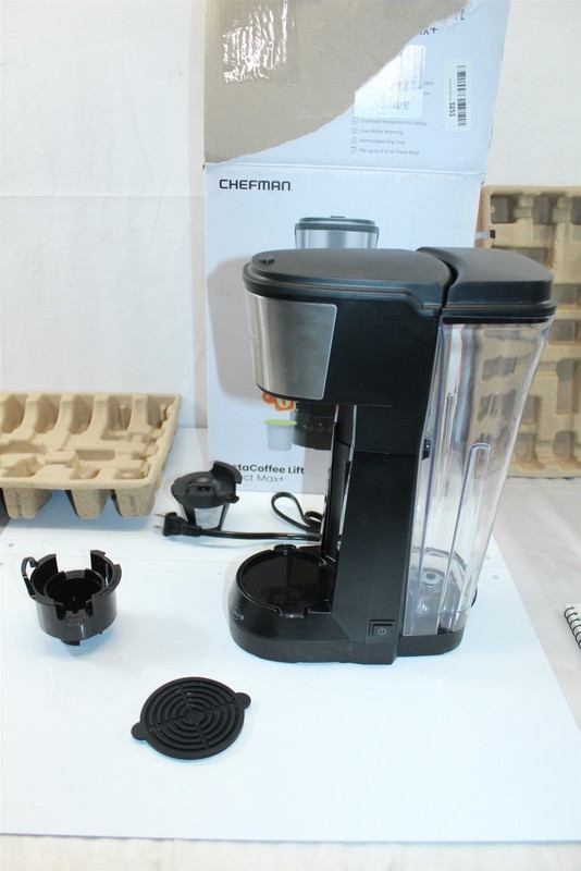 Single Serve Coffee Machine Chefman Makes 4 Sizes Filter Included Max+ 40oz gallery