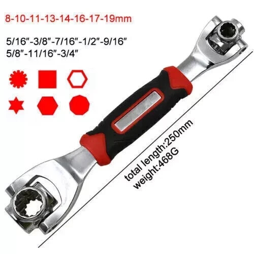 52 in 1 Universal Wrench Multi-Function Socket Tiger Spanners Adjustable Tools gallery