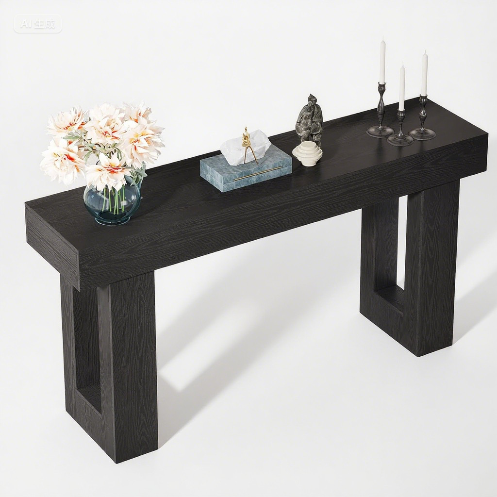 Long Console Table Living Room Table Utilitarian Design for Multiple Home Areas gallery