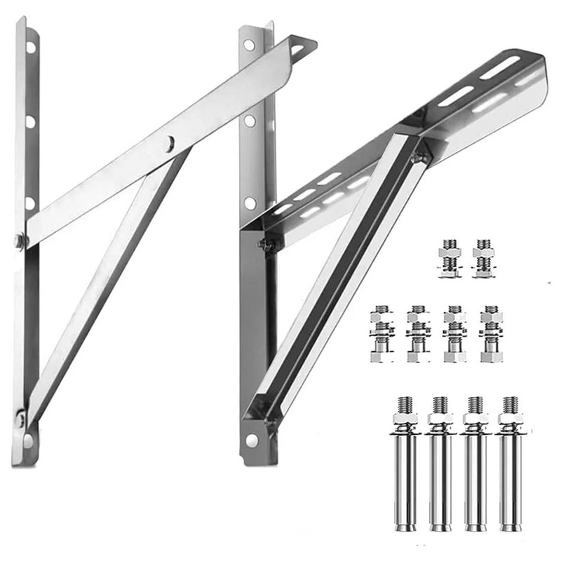 600LBS Steel Mini Split Wall Mount Bracket For Air Conditioner Condensing Units gallery