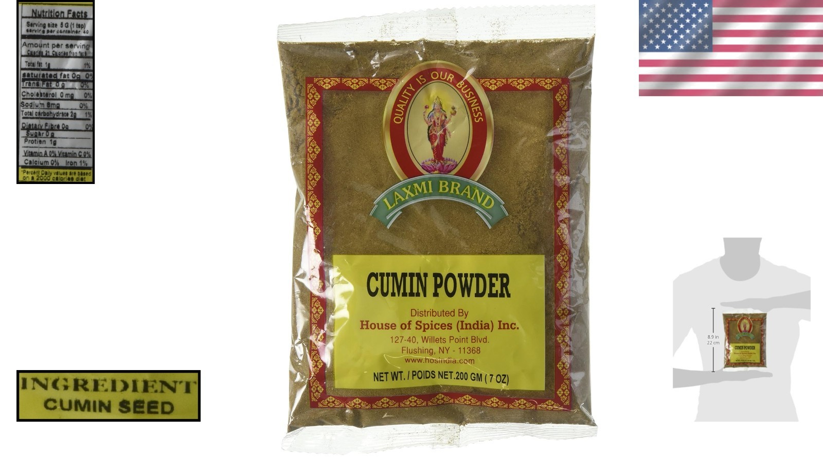 Versatile 7 Ounce All-Natural Cumin Powder – Perfect for Every Kitchen gallery