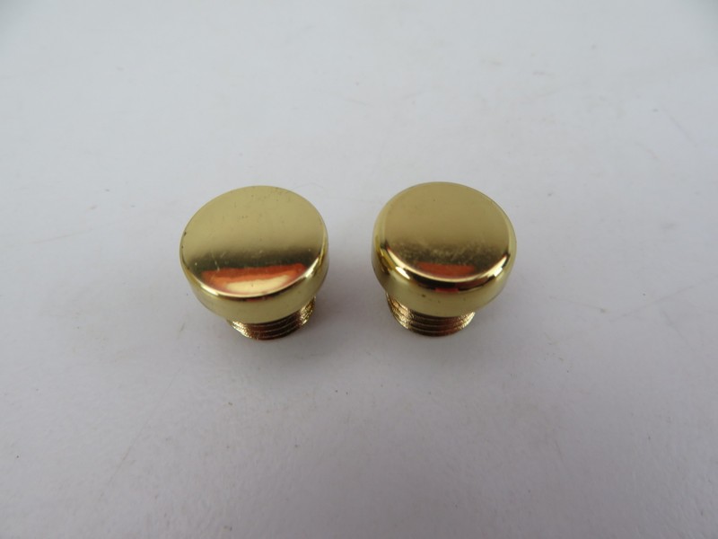 Baldwin 1035 Square Corner Door Hinge Solid Brass Button Finial Tip Set of 2 gallery