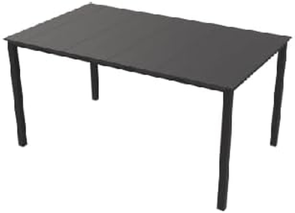 Elegant Black Dining Table - 150 cm Modern Design for Stylish Dining Rooms