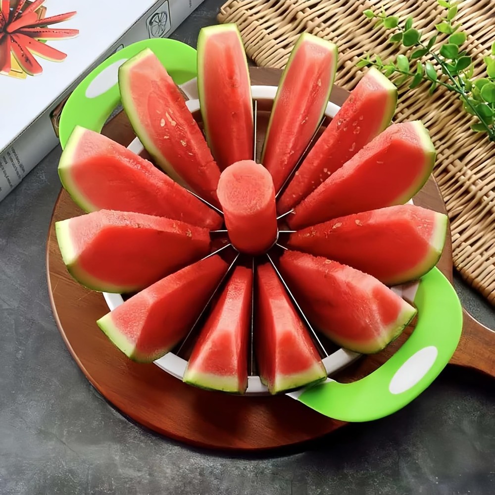 Extra Large Watermelon Slicer Cutter, Stainless Steel Melon Round Fruit Veget...