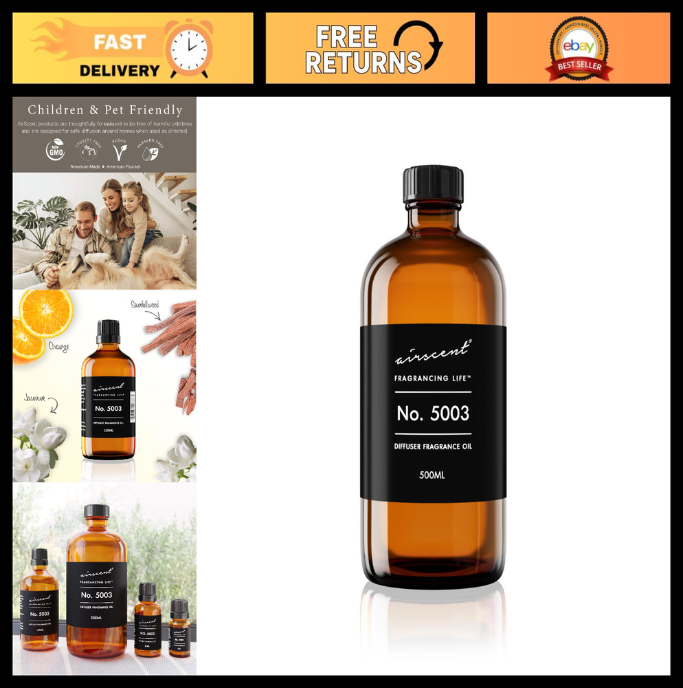 Coco-Inspired Aroma Diffuser Oil - Essential Oil Blend for Aromatherapy 500ml