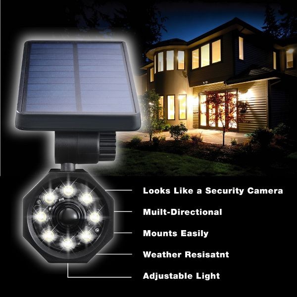 Bell + Howell Solar Lights Bionic Spotlight Deluxe Solar Powered Motion Security gallery