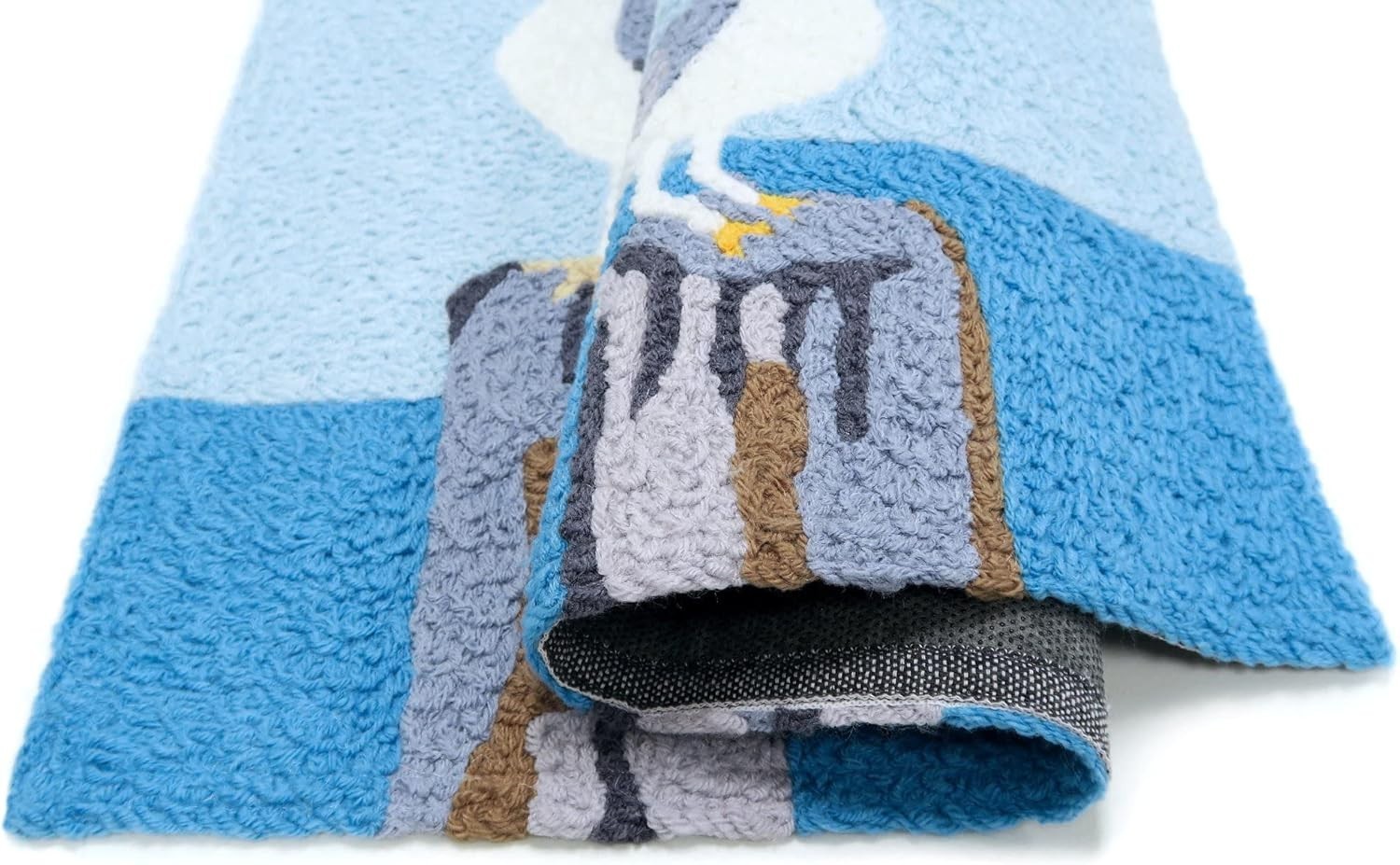 Jellybean Candy Colored Fish Accent Rug 20x30 Machine Washable Indoor Outdoor gallery