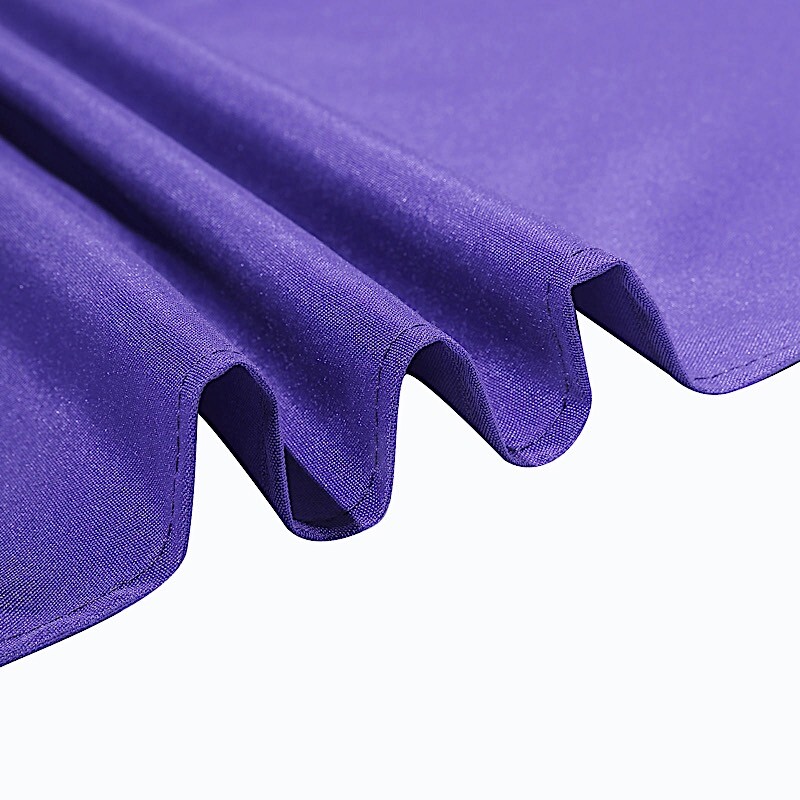 PURPLE 72x120 RECTANGLE POLYESTER TABLECLOTH Wedding Catering Dinner Decorations gallery