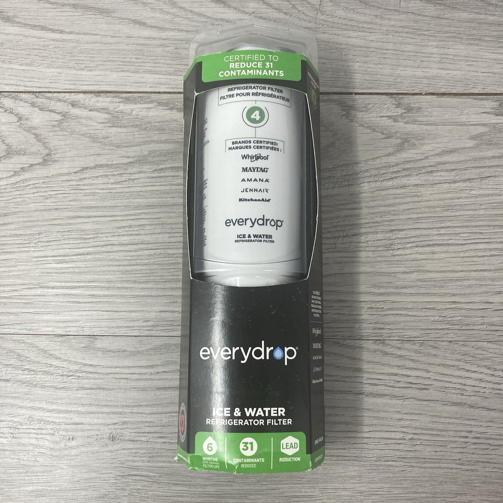 Everydrop by Whirlpool Ice and Water Refrigerator Filter 4 EDR4RXD1 OEM NEW