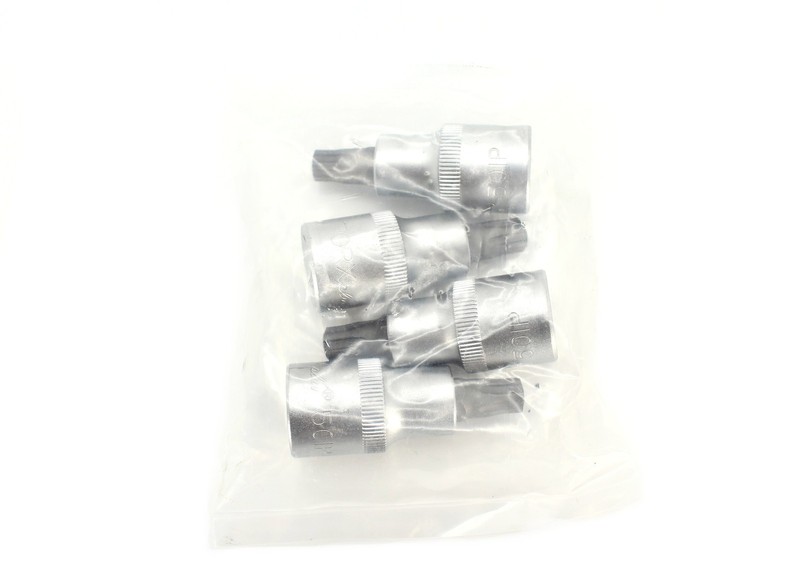 TEMO 4pc Torx Plus 50IP 2"L Bit Socket 1/2" Square Drive Auto Repair Impact gallery