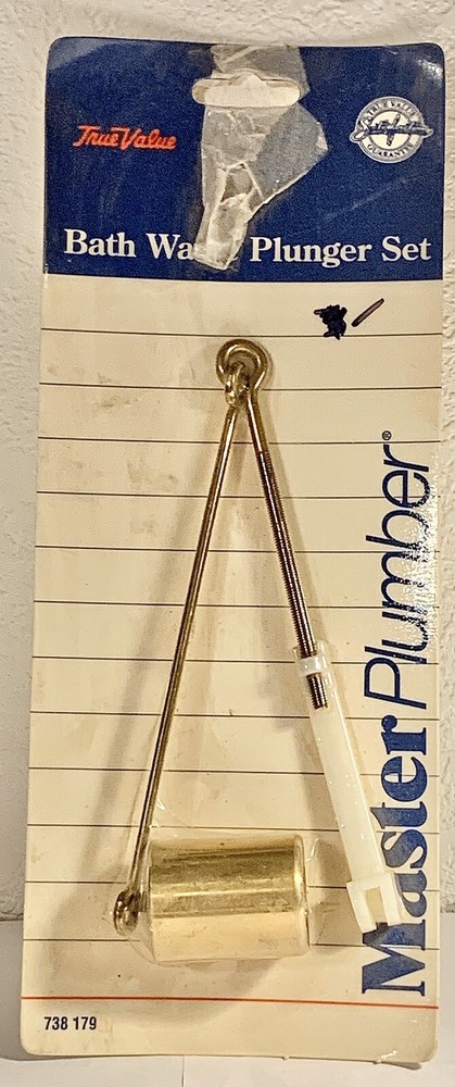 True Value Bath Water Plunger Set Master Plumber 738179