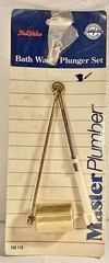 True Value Bath Water Plunger Set Master Plumber 738179