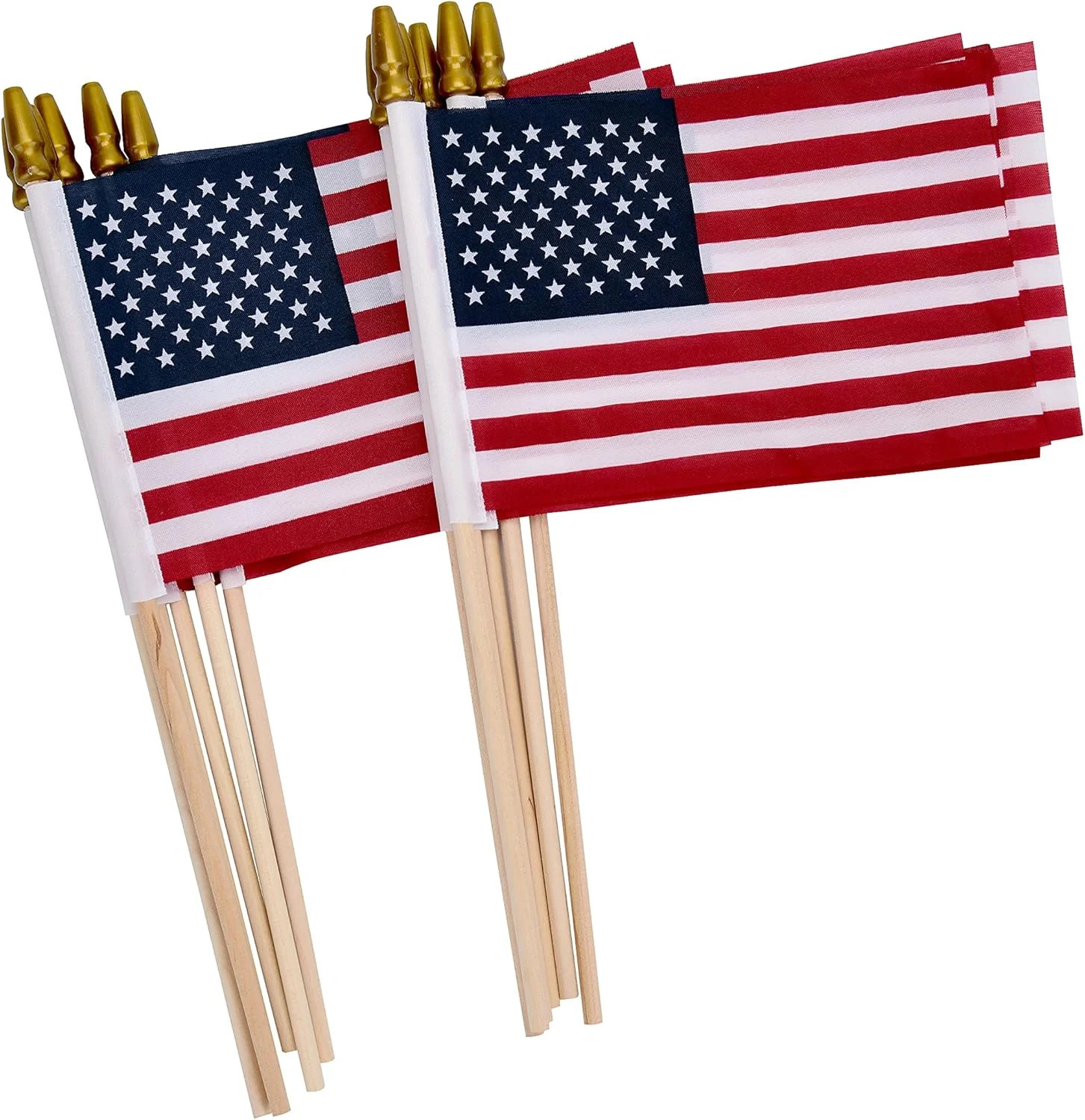 12 Pack Small American Flags on Stick Small US Flags/Mini American Flags for Out gallery