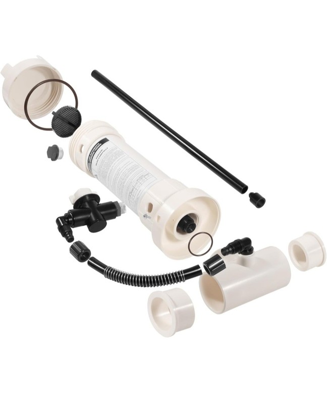 Pool Chlorinator, 320 Automatic in-Line Chlorine/Bromine Feeder Compatible with gallery