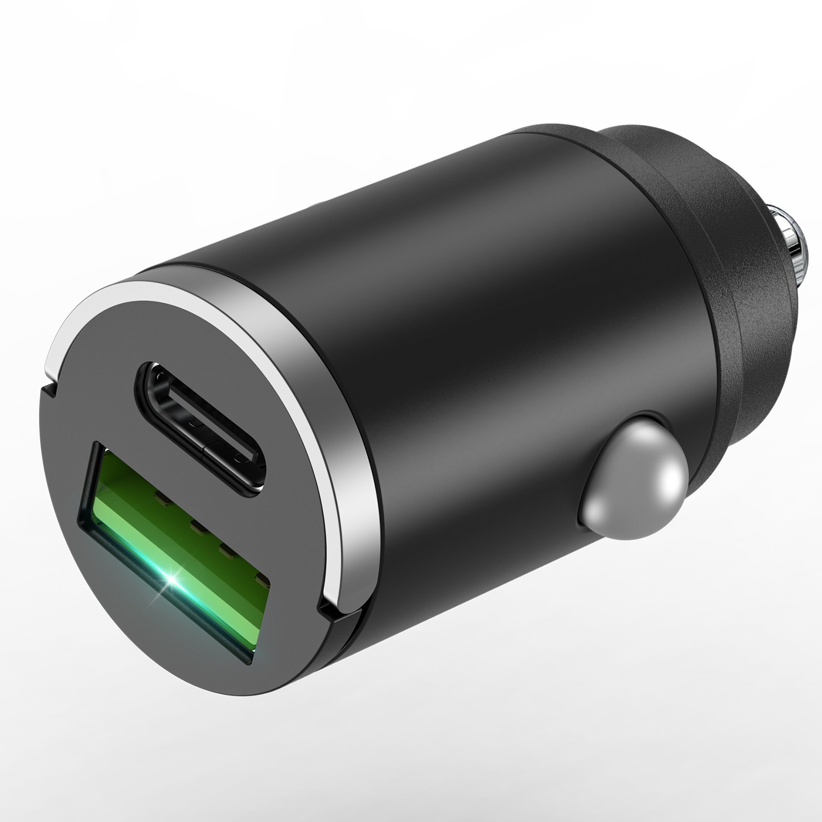 12V/24V For Car Charger Adapter With USB-C & PD Port 60W Fast Car Charger gallery