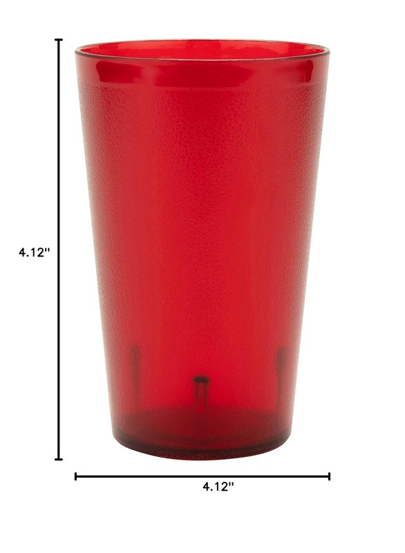 32 Oz 4Pk Restaurant Break Resistant Drinking Glass Cups Plastic Tumblers gallery