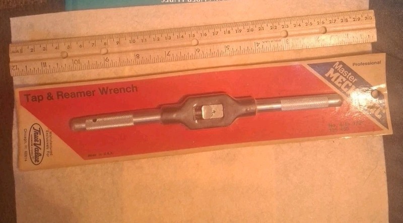 NOS TRUE VALUE MASTER MECHANIC TAP & REAMER WRENCH gallery
