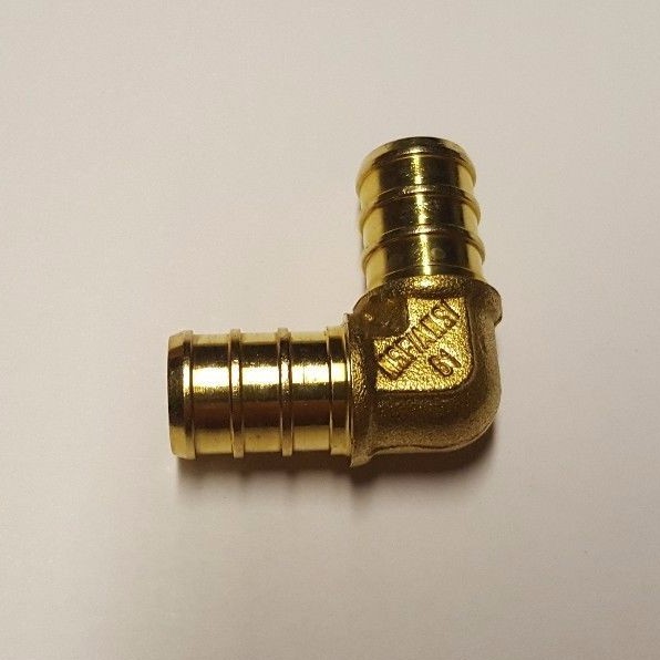 100 PIECES 1/2" PEX ELBOW - BRASS CRIMP FITTINGS (LEAD-FREE) gallery
