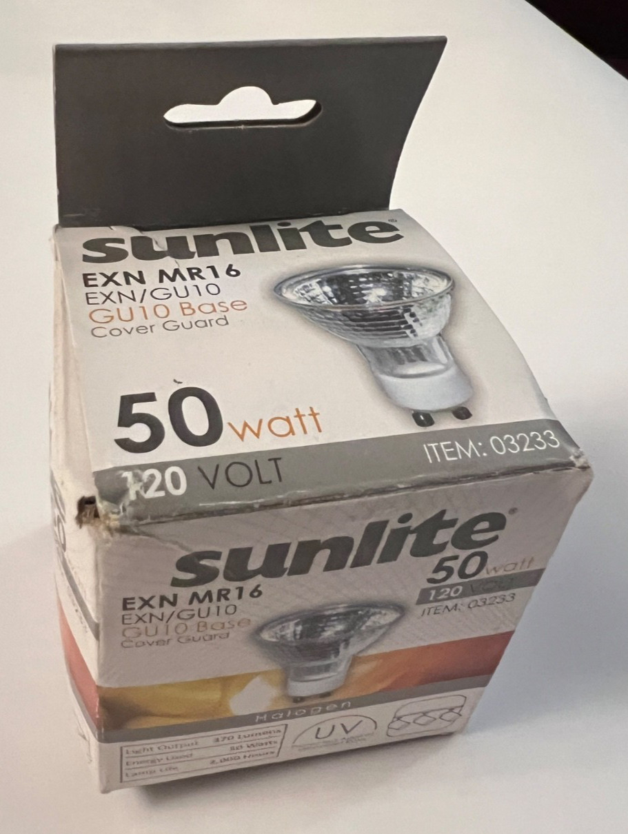 One (1) Sunlite Manufacturing Halogen Bulb MR 16 50 Watt gallery