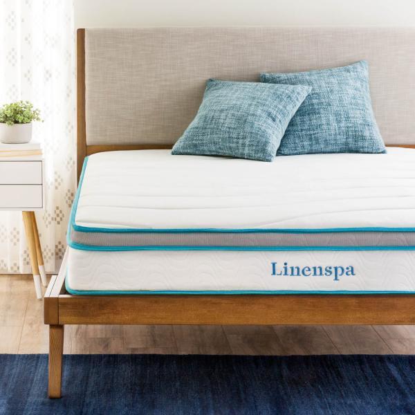 Linenspa 8 Inch Memory Foam and Innerspring Hybrid Medium-Firm Mattress gallery