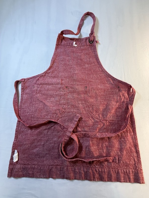 Our Table Rusty Red Cloth Apron 100% Cotton 68x83cm Made In India gallery