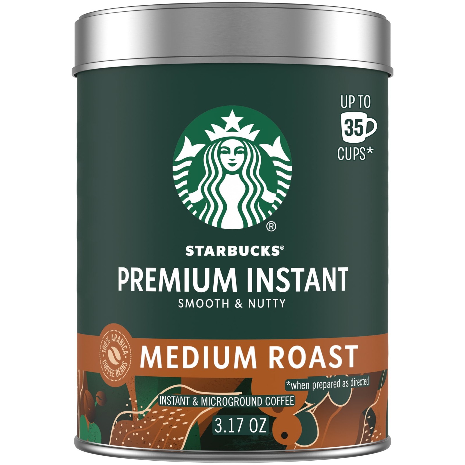 Starbucks, Instant Coffee, Premium Medium Roast, 3.17 oz gallery