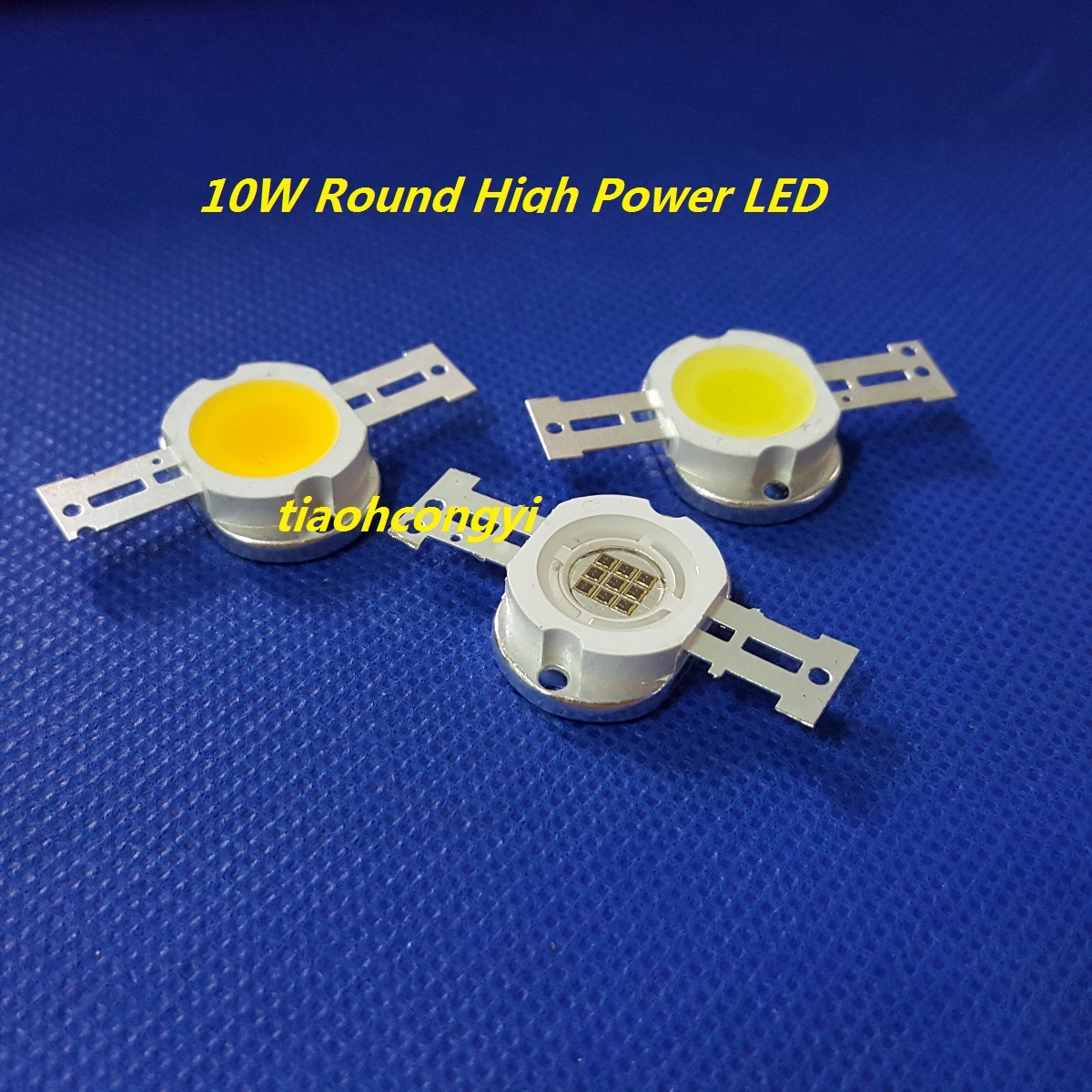 10W Round High Power LED Cold White Warm White Blue Green Ultra Violet UV 395nm gallery