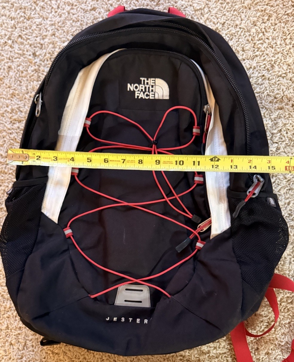 Northface Jester Black Backpack 4