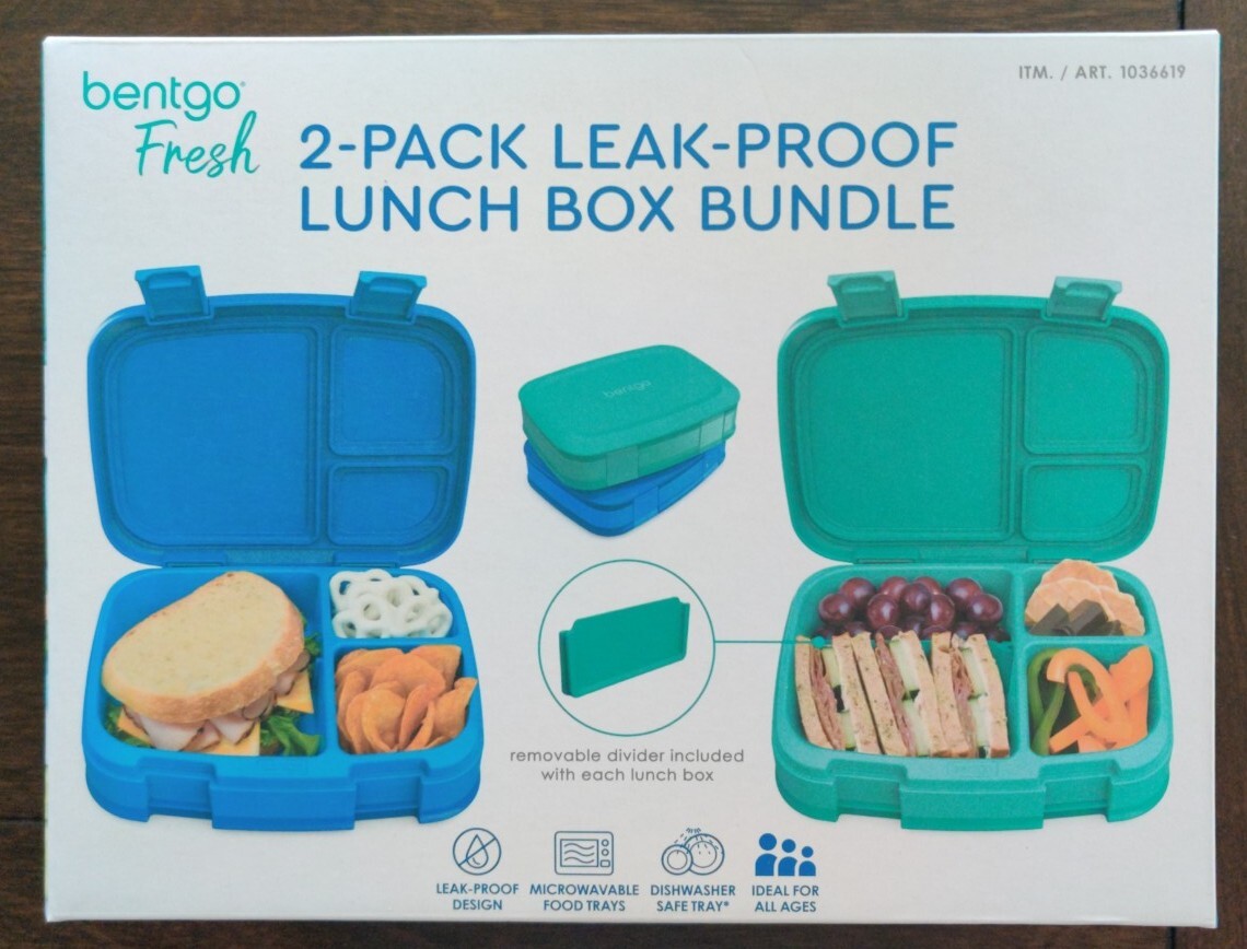 ⭐NEW⭐ Bentgo Fresh 2-Pack Leak-Proof Lunch Box Bundle, All Ages Blue / Teal gallery