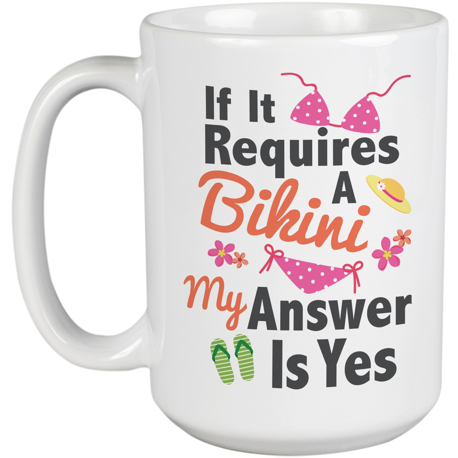 Going Somewhere? If It Requires A Bikini, My Answer Is Yes Coffee & Tea Mug gallery